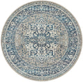 Babylon 207 Blue Round by Rug Culture-150X150CM - ROUND