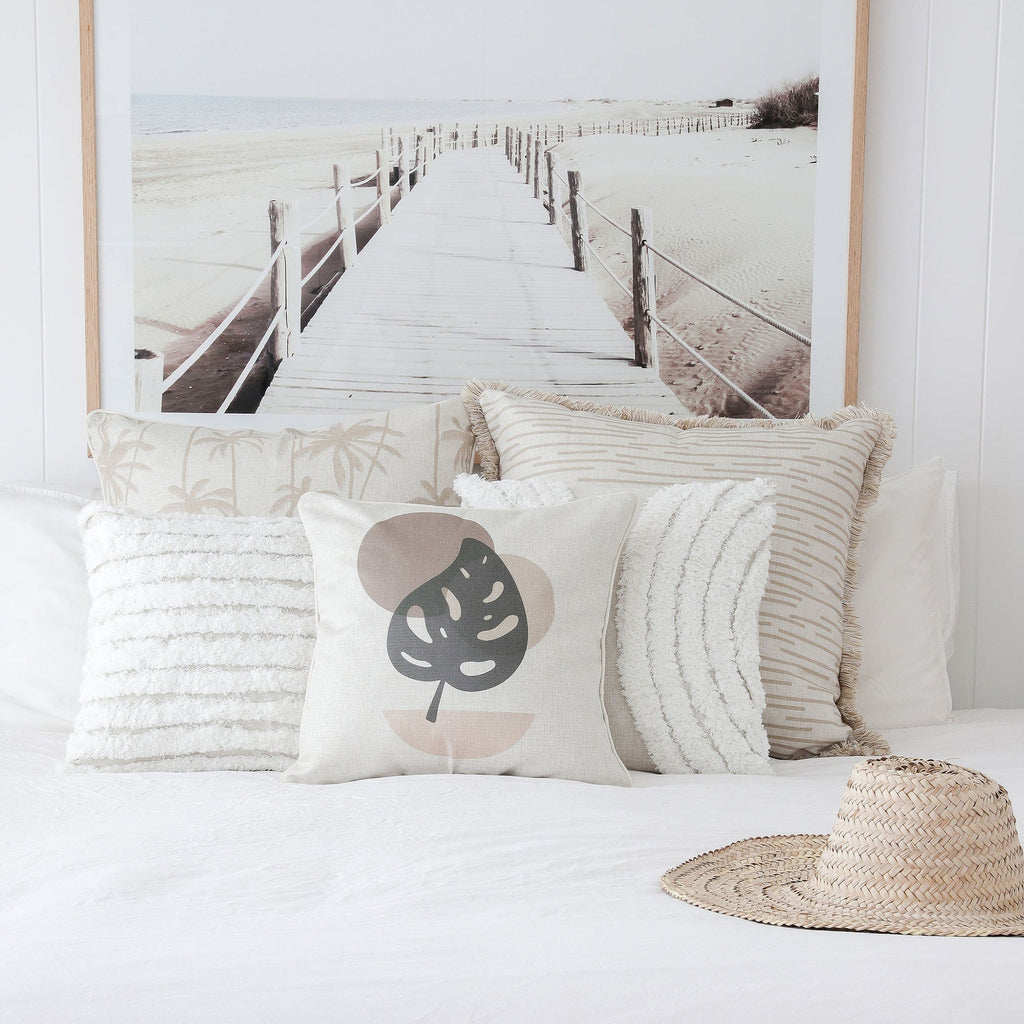 Cushion Cover-Boho Textured Single Sided-Moon Lover-50cm x 50cm