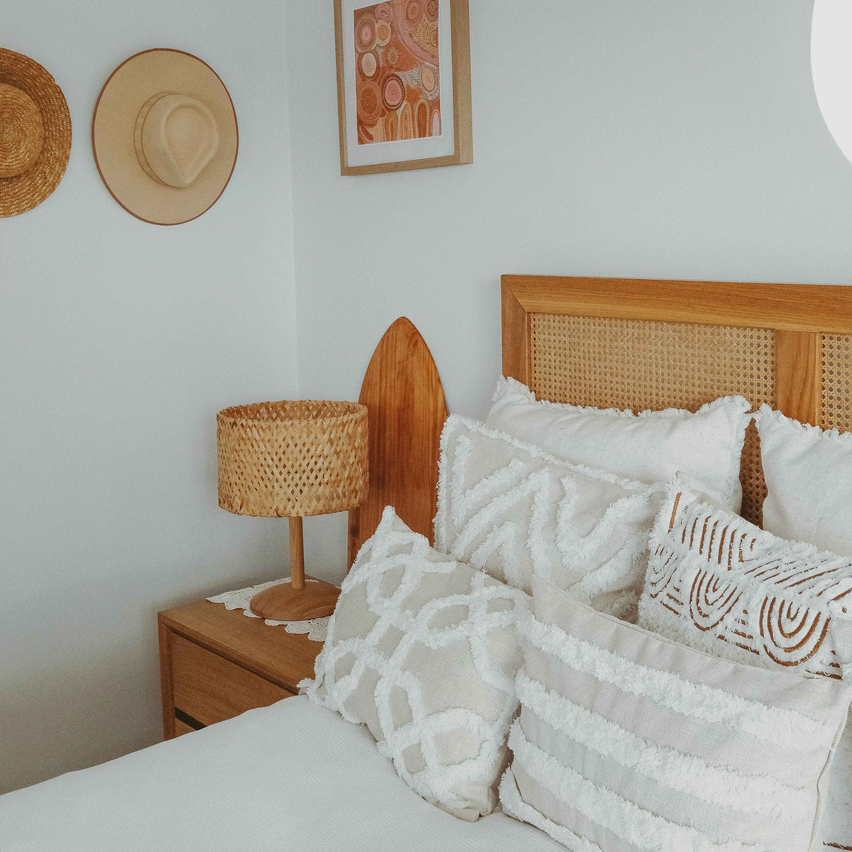 Cushion Cover-Boho Textured Single Sided-Mosman-50cm x 50cm