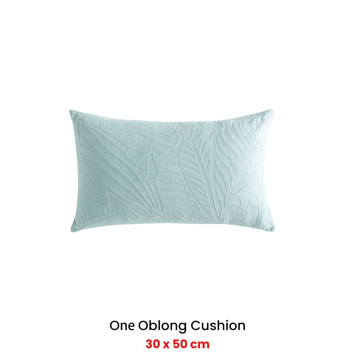Platinum Collection Kaia Sage Oblong Filled Cushion 30 x 50cm